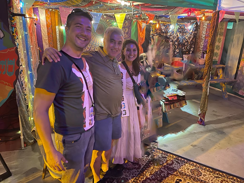 The bkCAMUR Home family at one of our pop-up markets